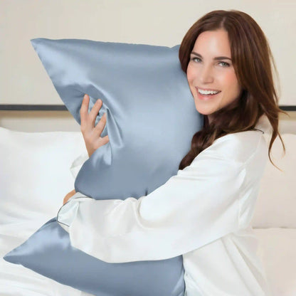 Pillowcase - Ash Blue - Queen