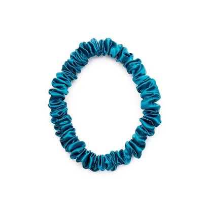 Blissy Skinny Scrunchies - Aqua
