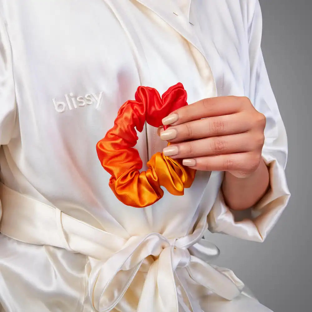 Blissy Scrunchies - Orange Ombre