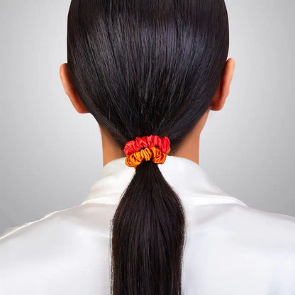 Blissy Skinny Scrunchies - Orange Ombre