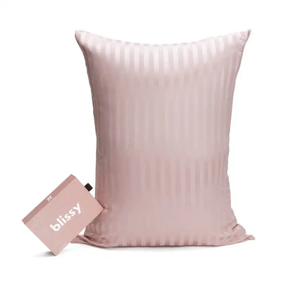 Pillowcase - Pink Striped - Queen