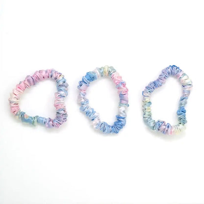 Blissy Skinny Scrunchies - Yellow Tie-Dye