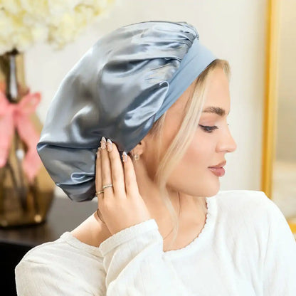 Blissy Halo Bonnet - Ash blue