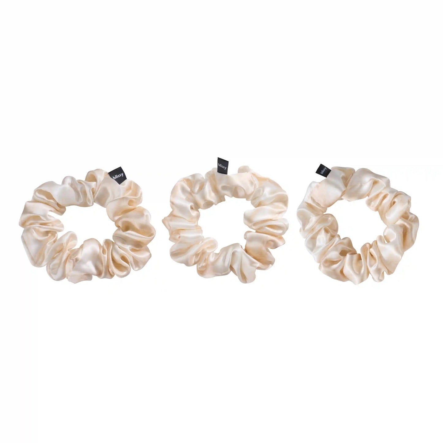 Blissy Scrunchies - Champagne Marble