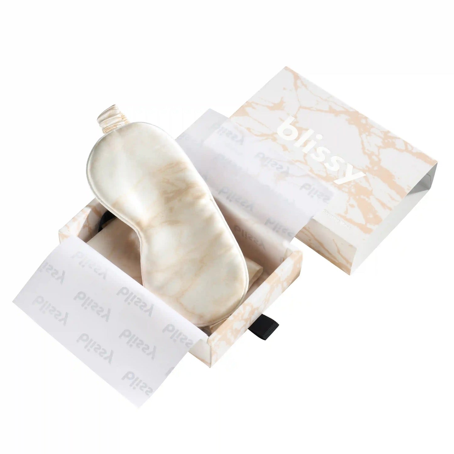 Sleep Mask - Champagne Marble
