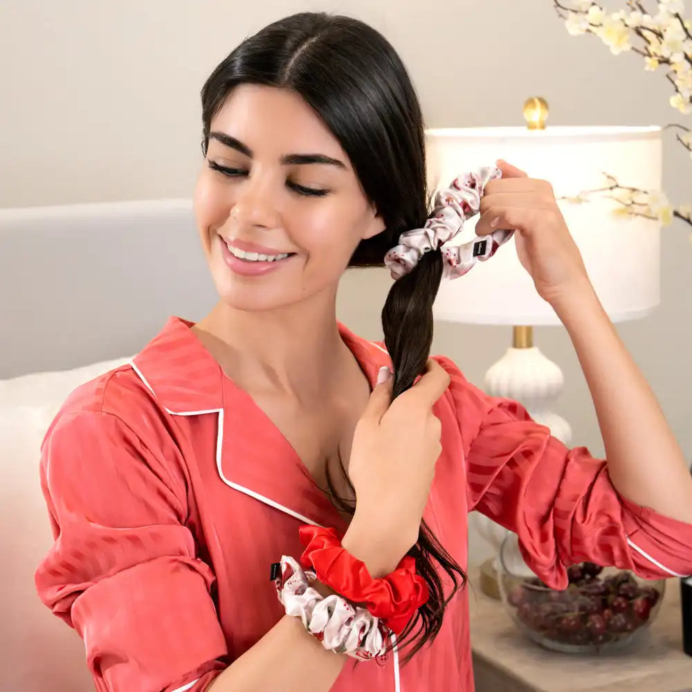 Blissy Scrunchies - Cherry Blossom
