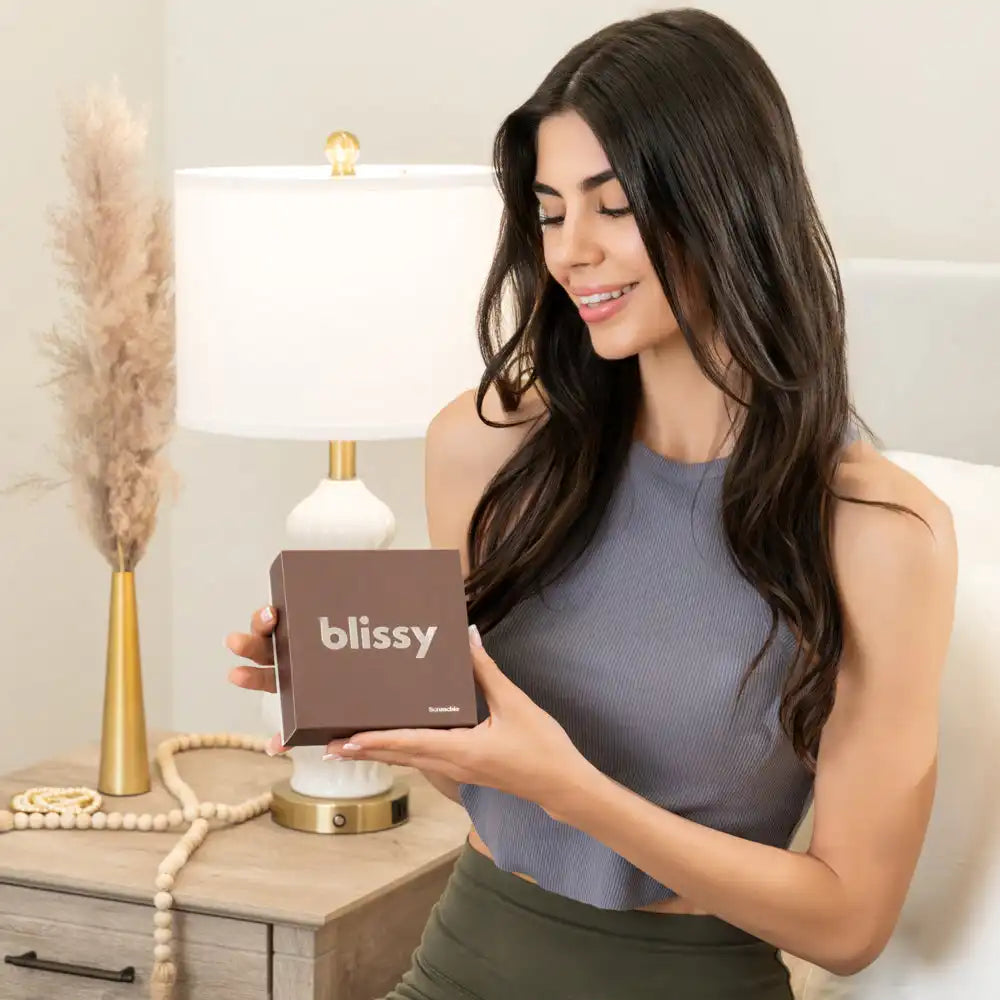 Blissy Oversized Scrunchie - Chocolate