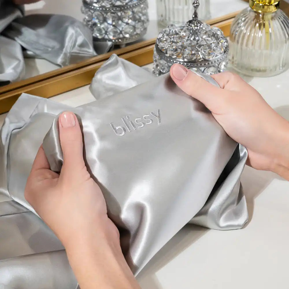 Crescent Pillowcase - Silver - King