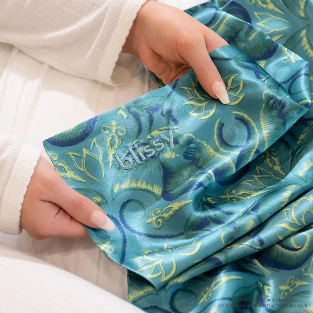 Pillowcase - White Lotus - Emerald Jungle - Standard