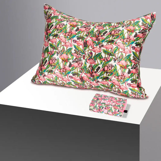 Pillowcase - Nicole Miller - Flamingo - King