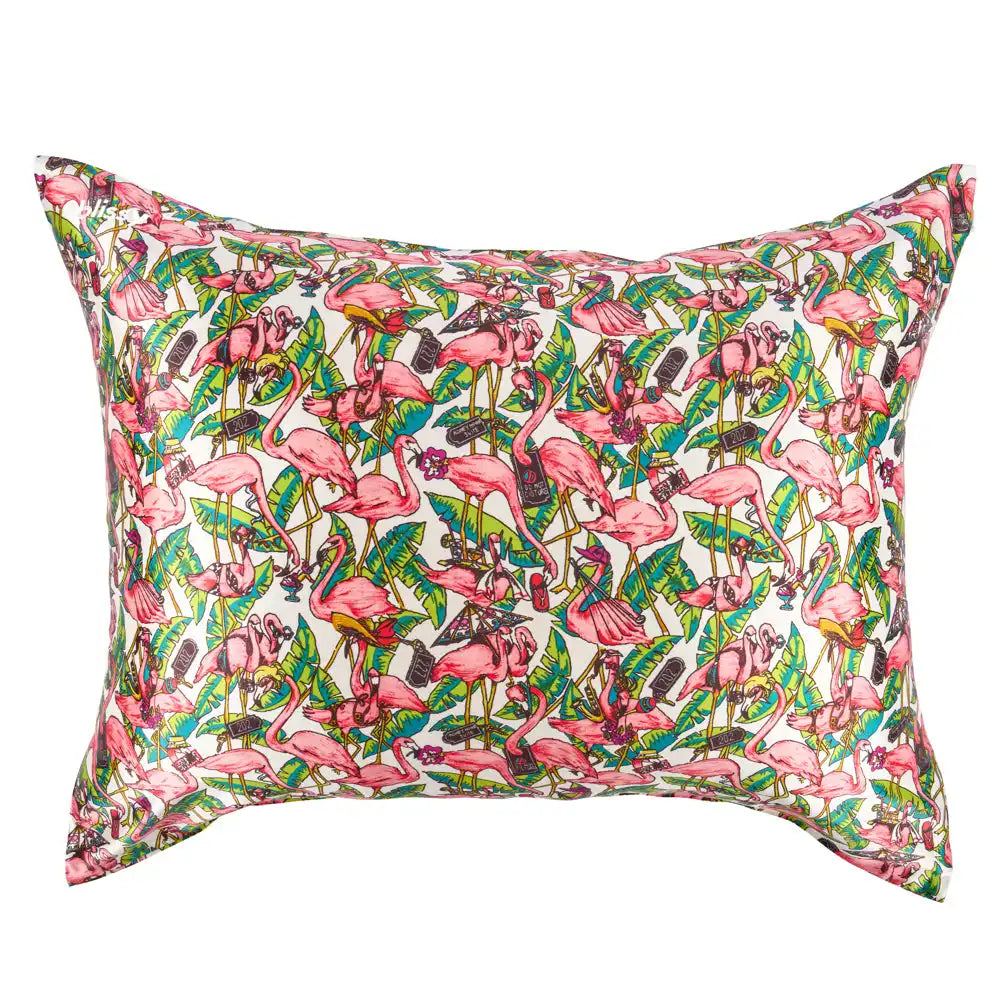 Pillowcase - Nicole Miller - Flamingo - Queen