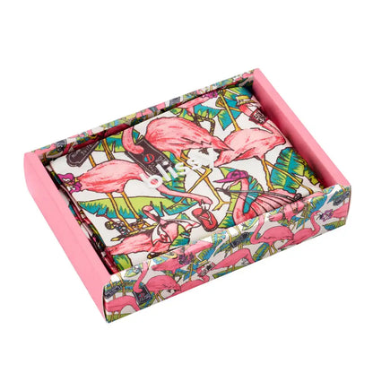 Pillowcase - Nicole Miller - Flamingo - Queen