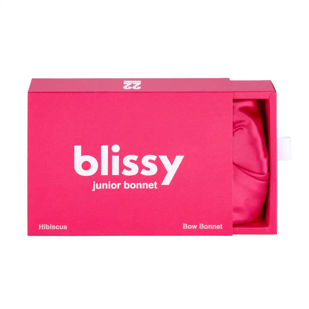 Blissy Junior Bow Bonnet - Hibiscus