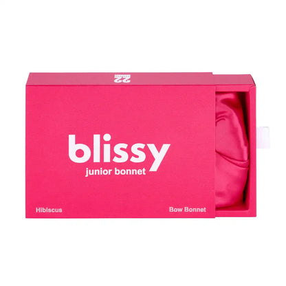 Blissy Junior Bow Bonnet - Hibiscus