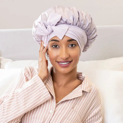 Blissy Bow Bonnet - Lavender