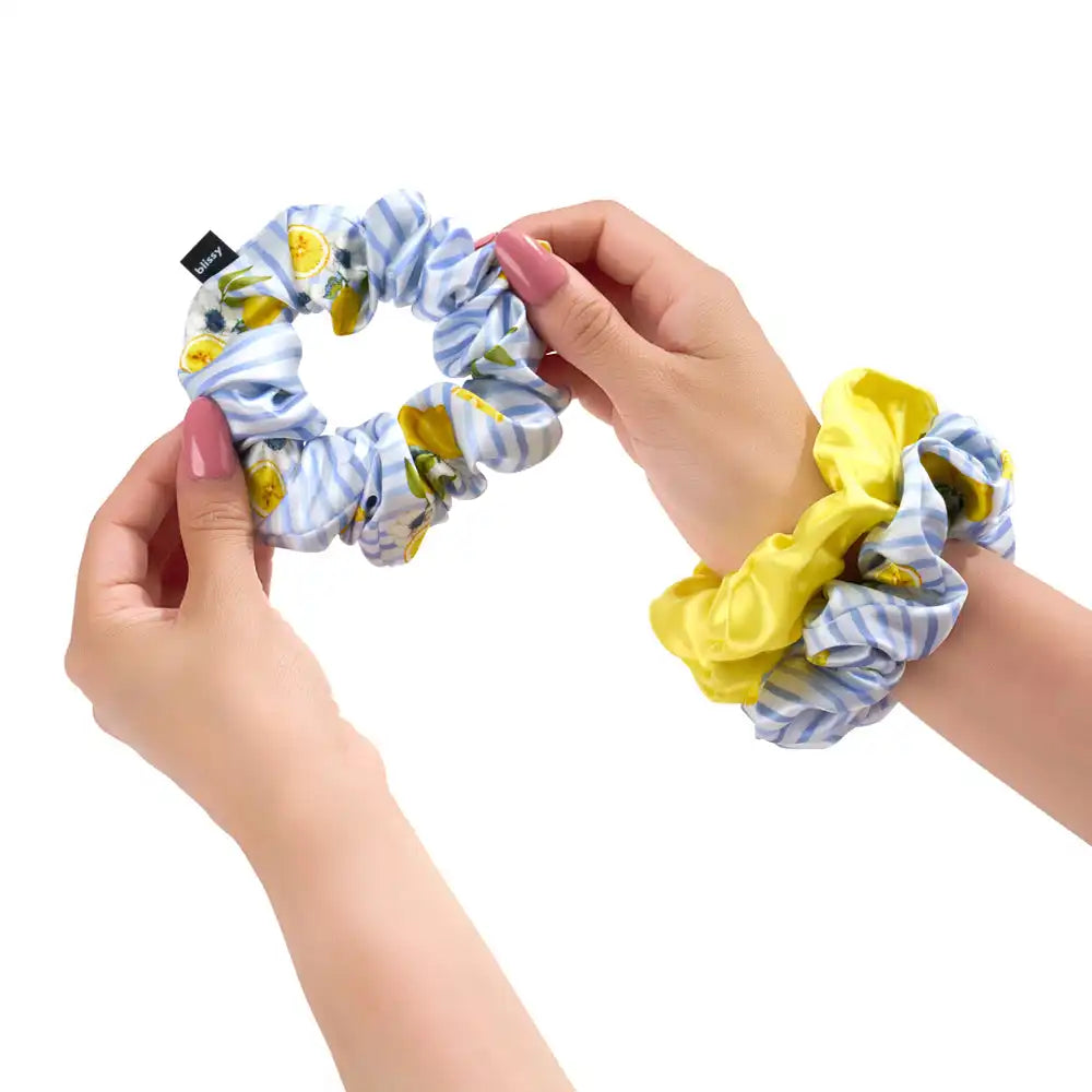 Blissy Scrunchies - Lemon Bloom