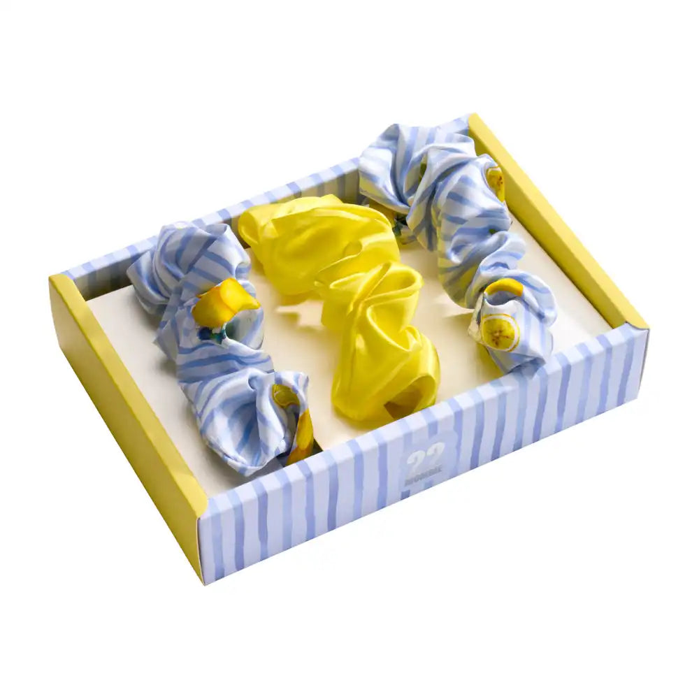 Blissy Scrunchies - Lemon Bloom