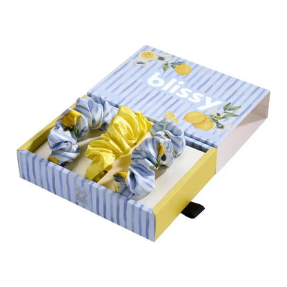 Blissy Scrunchies - Lemon Bloom