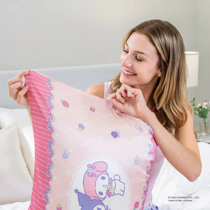 Blissy Pillowcase - Hello Kitty - My Melody™ & Kuromi™ - Standard