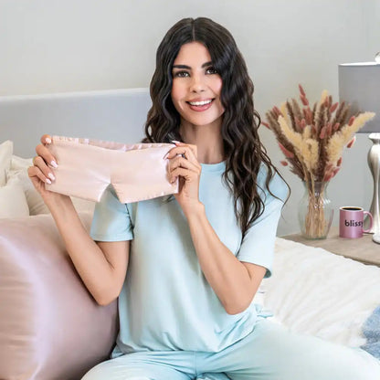 Sleep Mask - Pink - Weighted