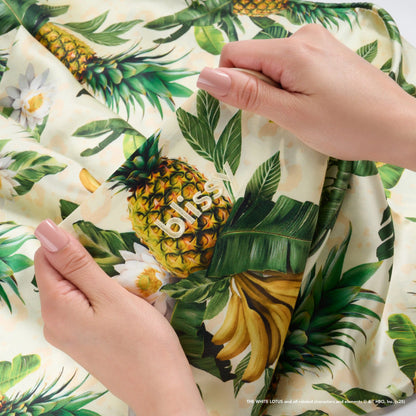 Pillowcase - White Lotus - Pineapple - Standard