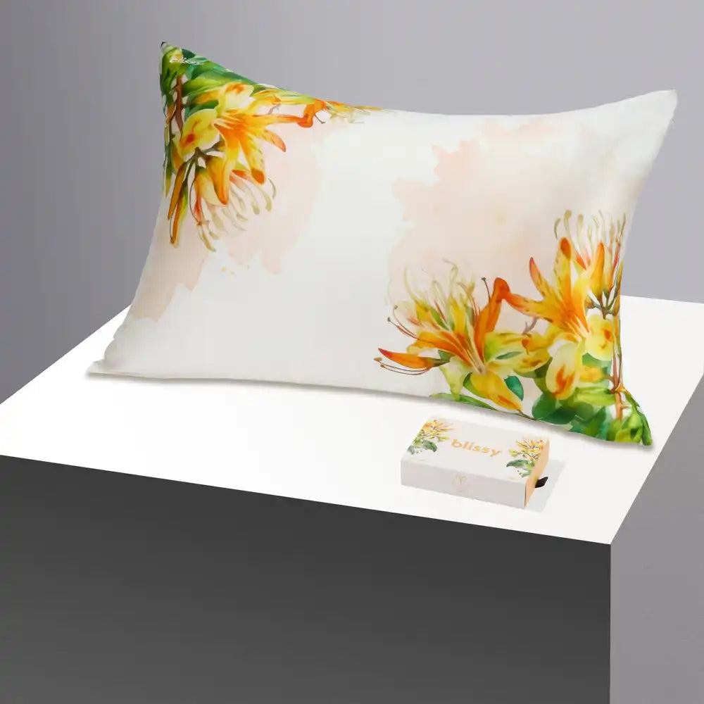 Pillowcase - Zodiac Flower - Aries Honeysuckle - Queen