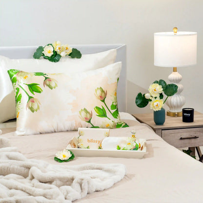 Pillowcase - Zodiac Flower - Pisces Water Lily - Queen