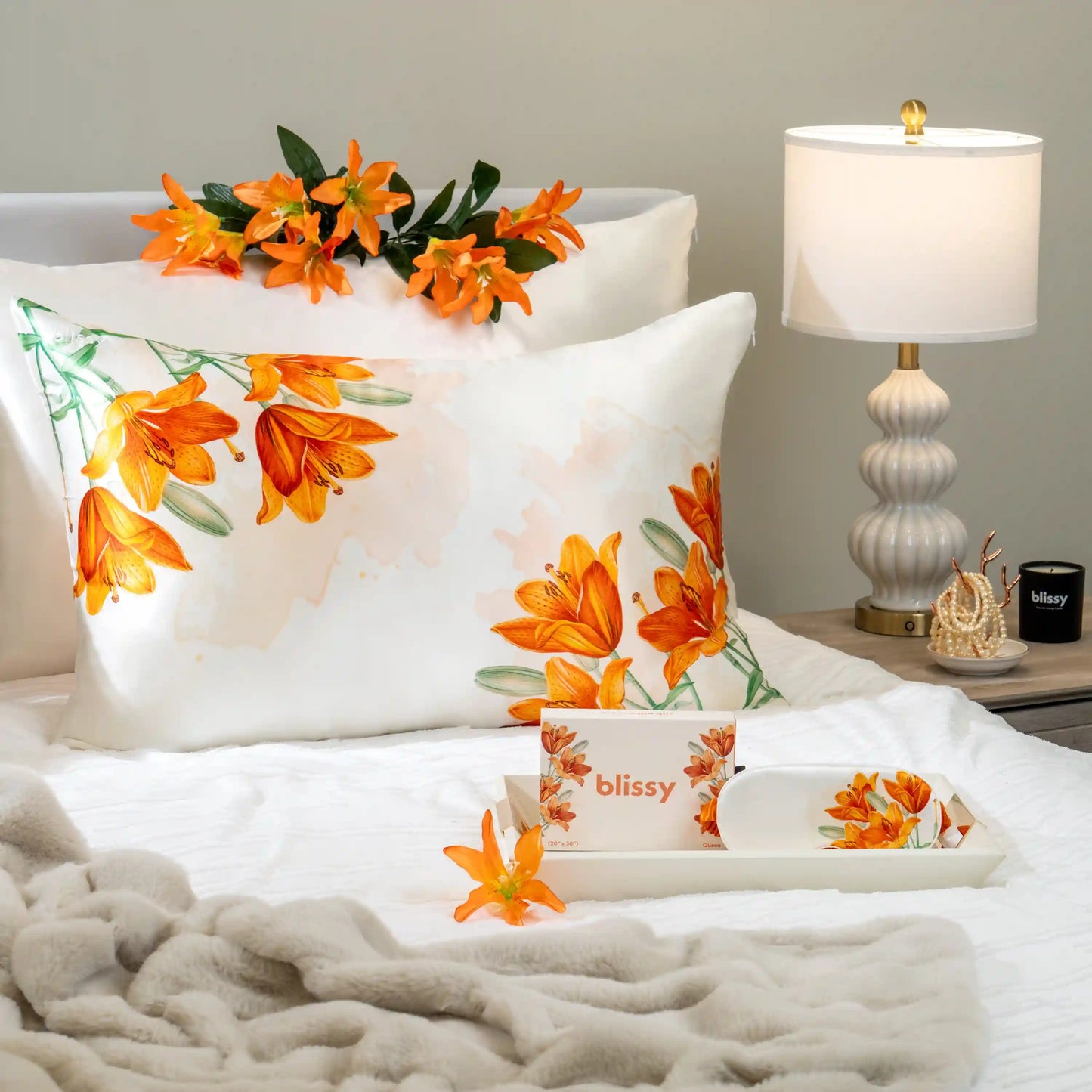 Pillowcase - Zodiac Flower - Taurus Lily - King
