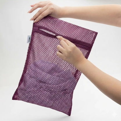 Blissy - Mesh Wash/Laundry Bags - Plum (3 pack)