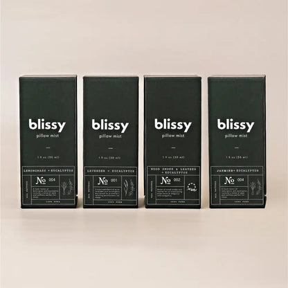 Blissy Sleep & Pillow Mist (Woodsmoke & Leather + Eucalyptus)