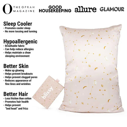 Pillowcase - Pink Galaxy - Junior Standard