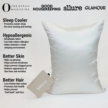 Pillowcase - White - Junior Standard